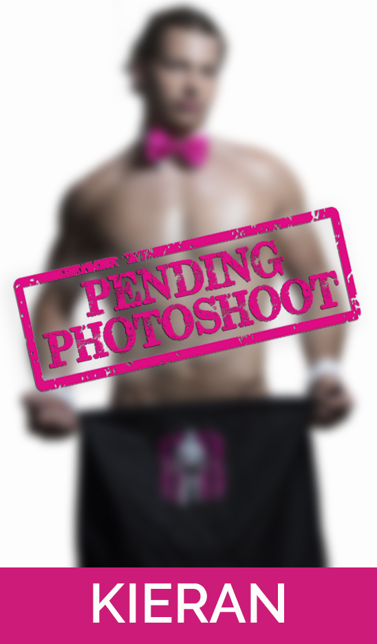 Topless waiter, photoshoot pending
